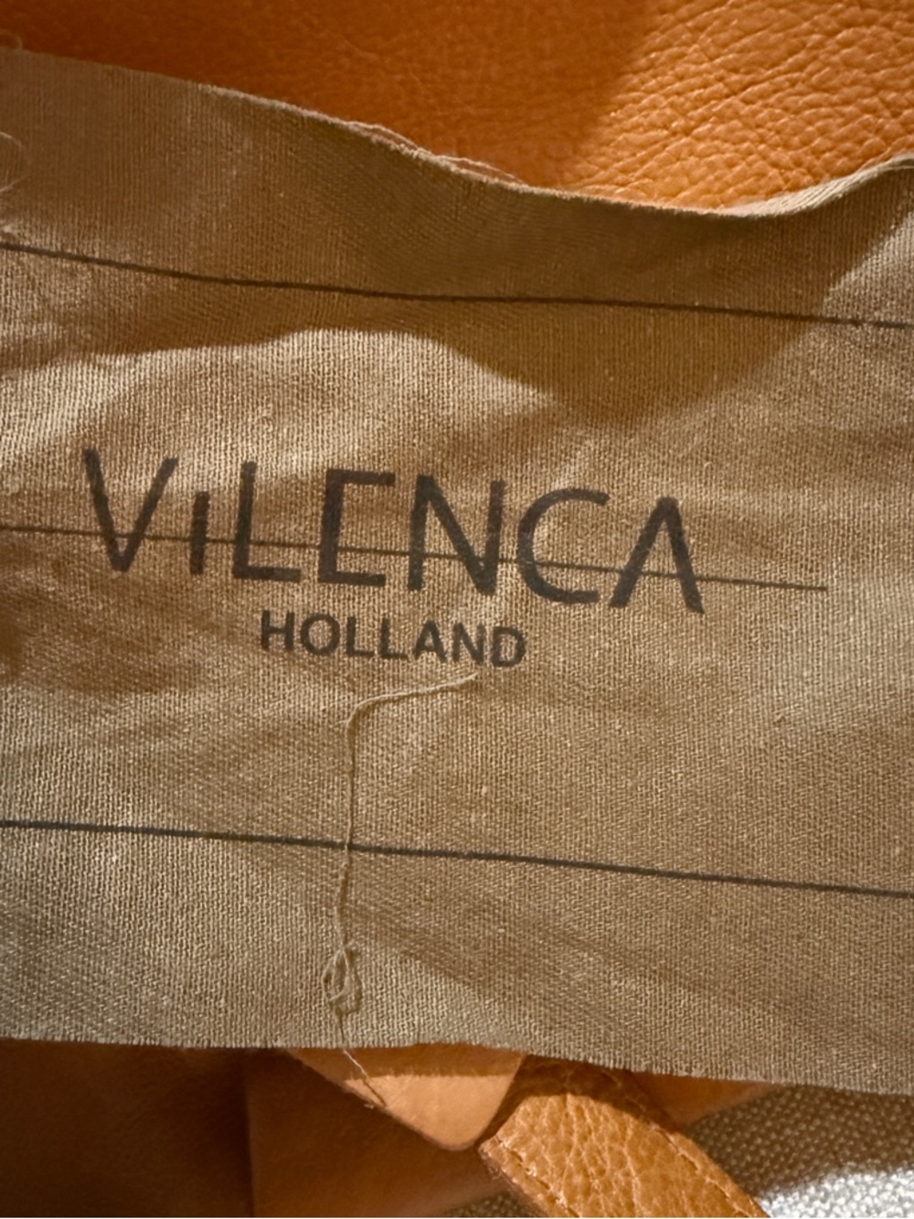 Vilenca Holland Tan Leather Tote Bag NWOT Handcrafted - Picture 2 of 13